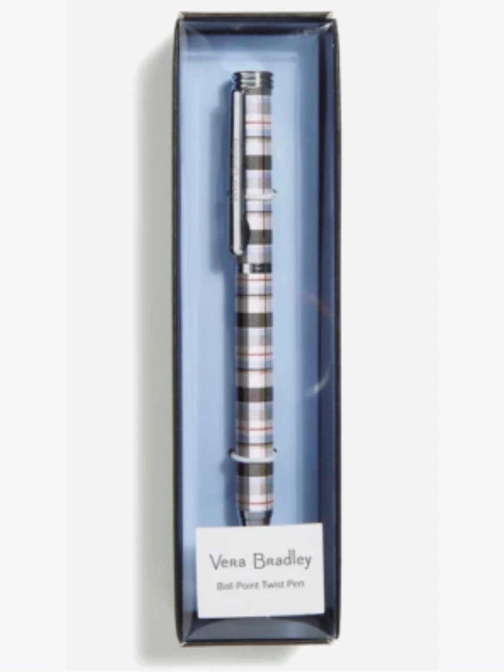 VERA BRADLEY Plaid Ballpoint Twist Pen
